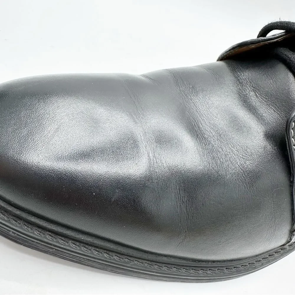 BOSTONIAN Leather Brently Style‎ Chukka Low Boot Shoe BLACK Mens Size 11.5